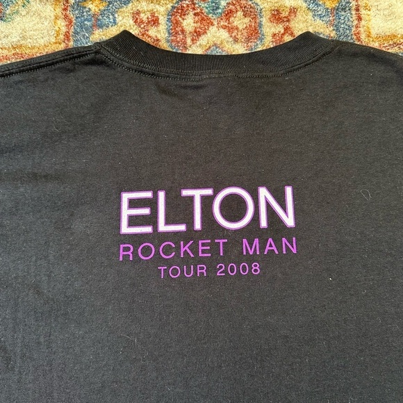 Elton John Rocket Man Concert Tour T-shirt Large - Picture 5 of 5